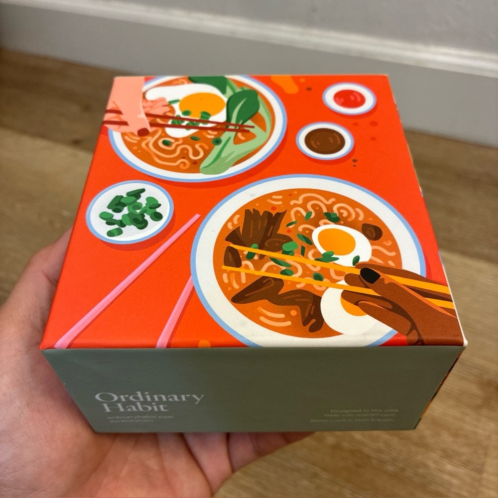 Ordinary Habit Ramen Lunch Puzzle by Petra Eriksson 100 Piece New